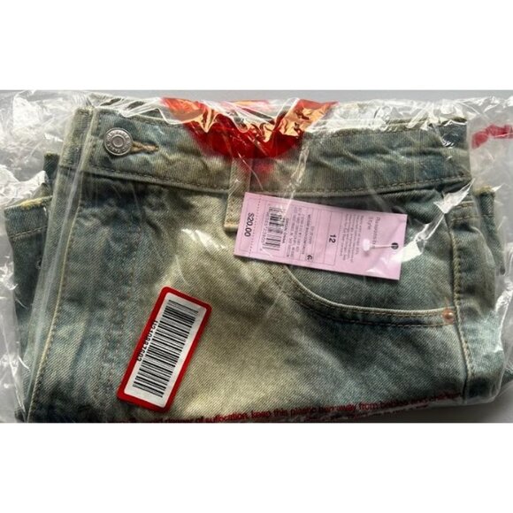 Wild Fable Women's Low-Rise Denim Mini Skirt Size Blue 12 - Picture 3 of 4